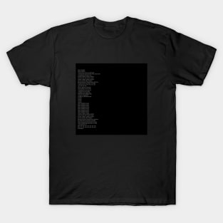 Awaken (lyrics) T-Shirt